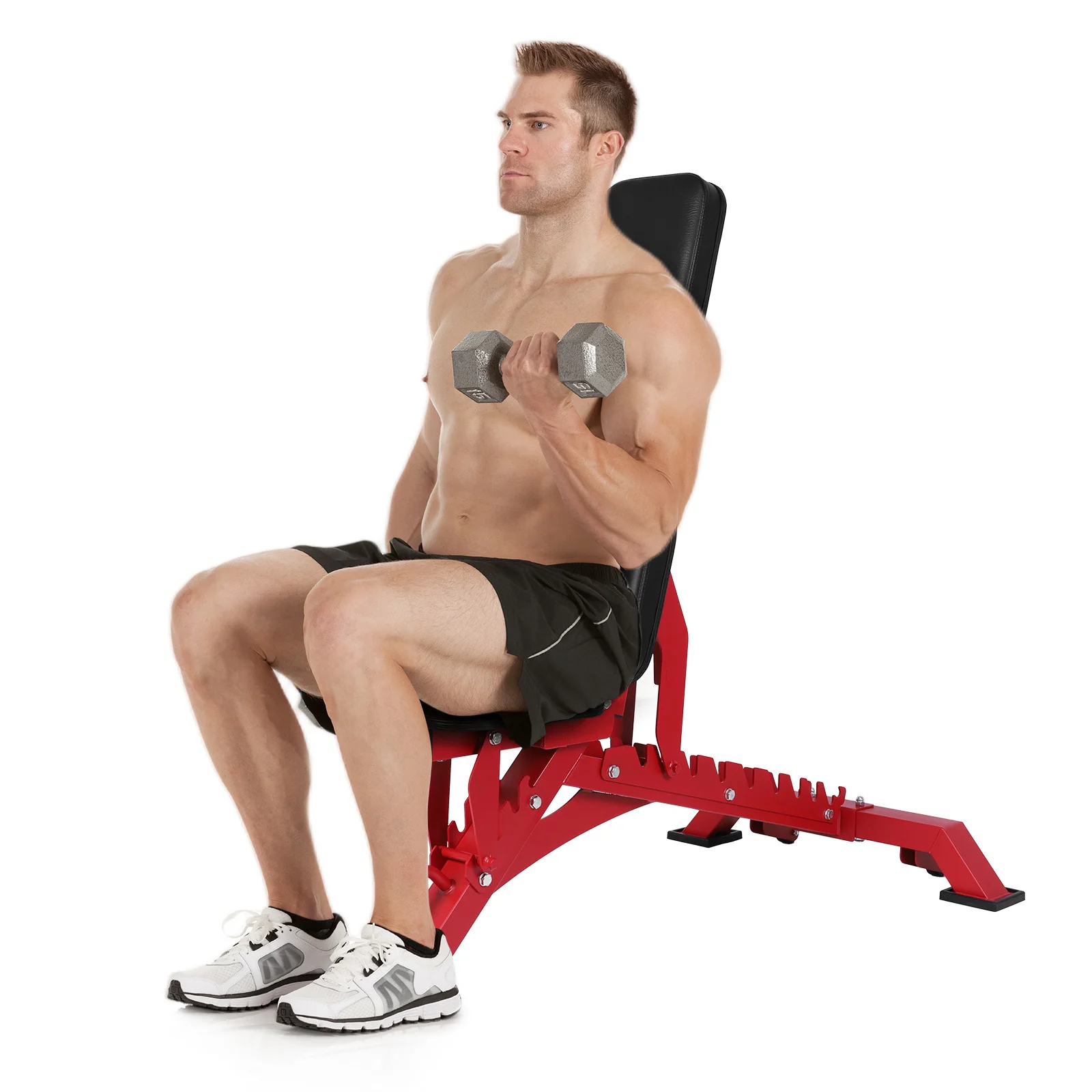 

Strength Training Bench Adjustable Incline Decline Bench for Home Garage Gym