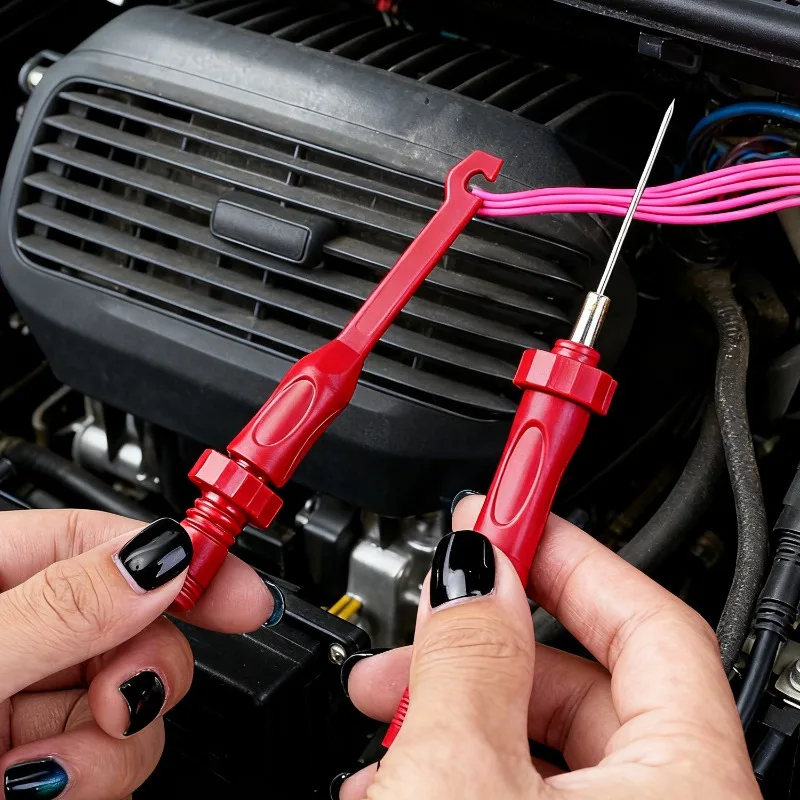 إصلاح السيارات ثقب التحقيق اختبار كليب إبرة تلميح اختبار السلامة كليب 1/2 قطعة اكسسوارات لفحص الدائرة التلقائية أداة تشخيصية #2