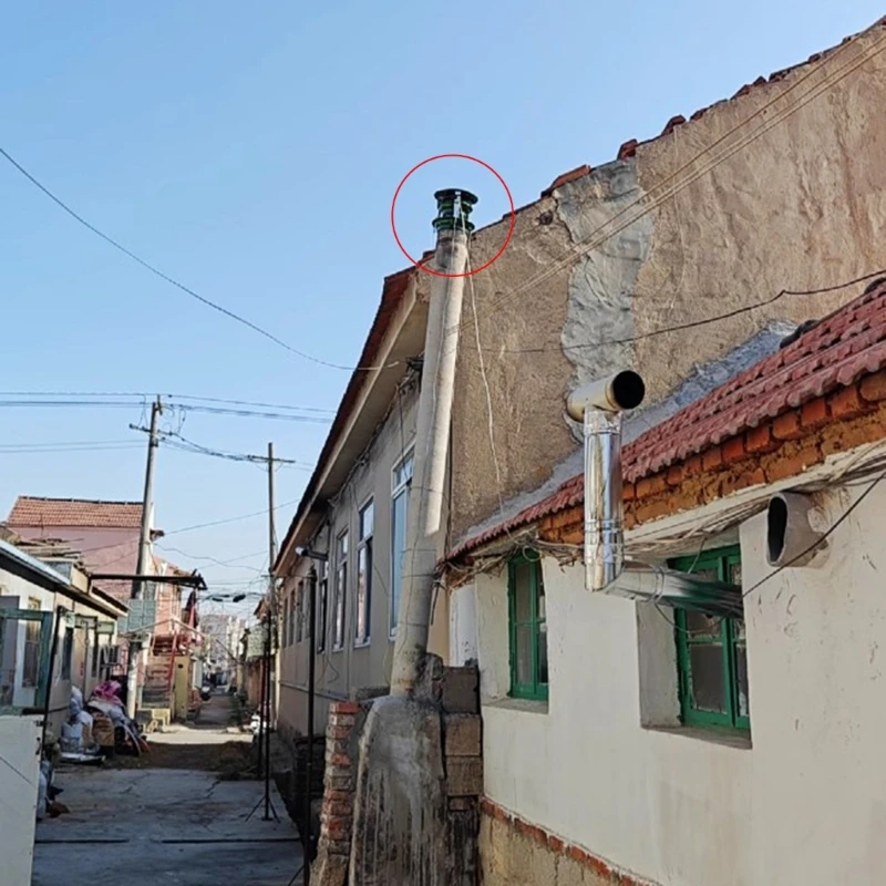 Ventilador inducido para uso Civil, máquina fumar para hogar, chimenea cabaña Rural, envío directo