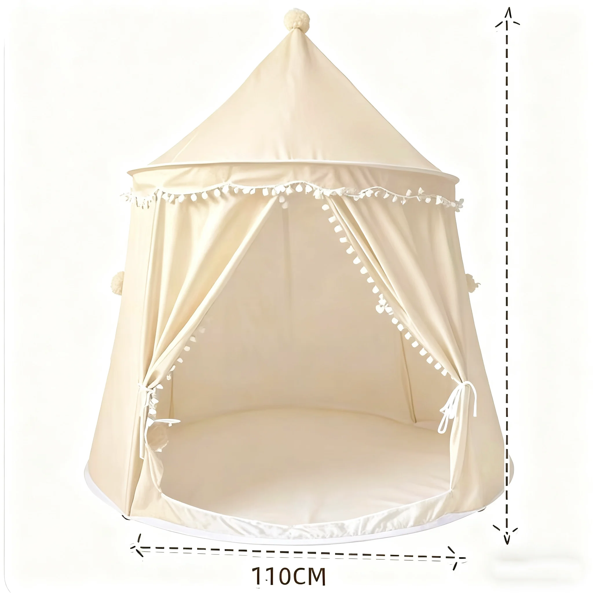 Tenda giocattolo pieghevole Casa da gioco per bambini Grande tenda Teepee per bambini Castello da principessa Regali per bambini all'aperto Tenda da giocattoli Castello