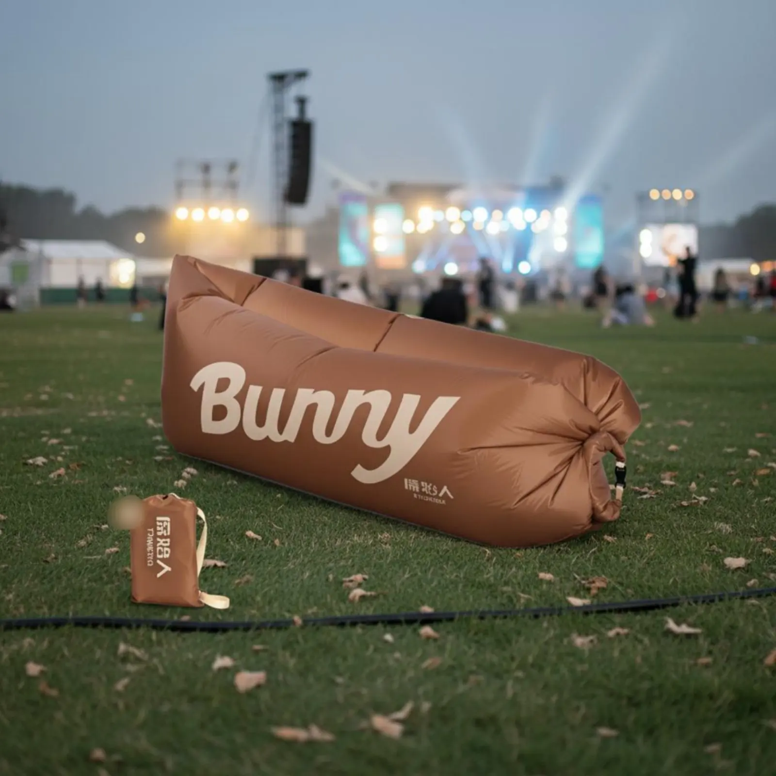 

Inflatable Lounger Lightweight Inflatable Lounger Lazy Bag Lounger No Pump Needed Wind-Inflated Couch Quick Inflation