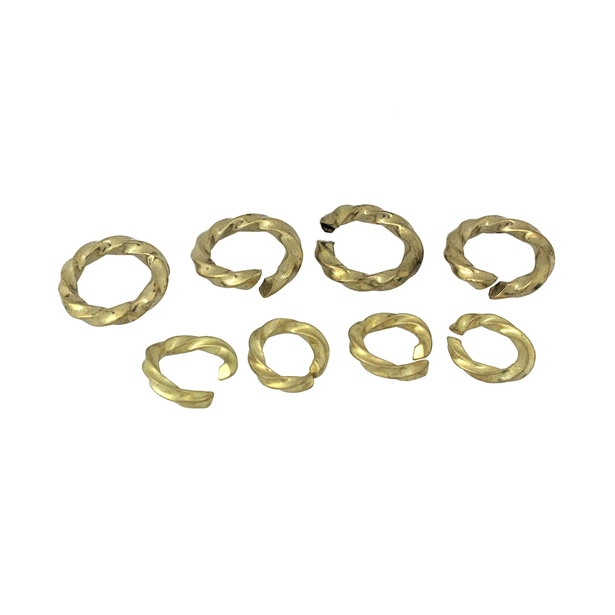 1 pz ottone massiccio torsione aperta O Ring cucitura rotonda anello di salto portachiavi indumenti scarpe artigianato in pelle connettore fai da te