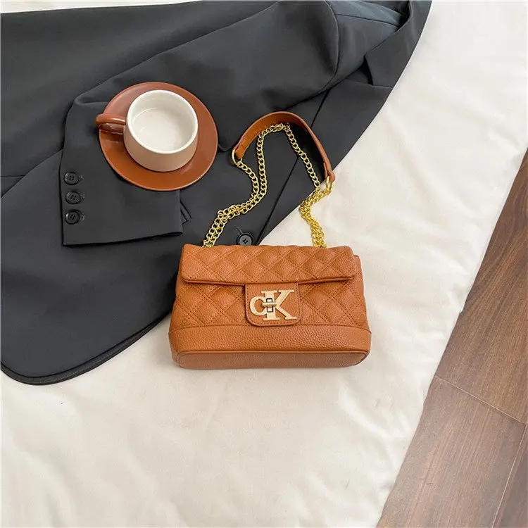 Luxury Brand Vintage Chic Diaper Bags For Ladies High-End Leather Shoulder Bag Simple Casual Commuter Bag Trendy Fashion