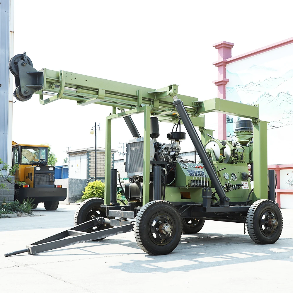 YG 100m 200m Water Well Drilling Rig Machine Construction Trailer Mounted Borehole Drilling Rig Machine Price for Philippines