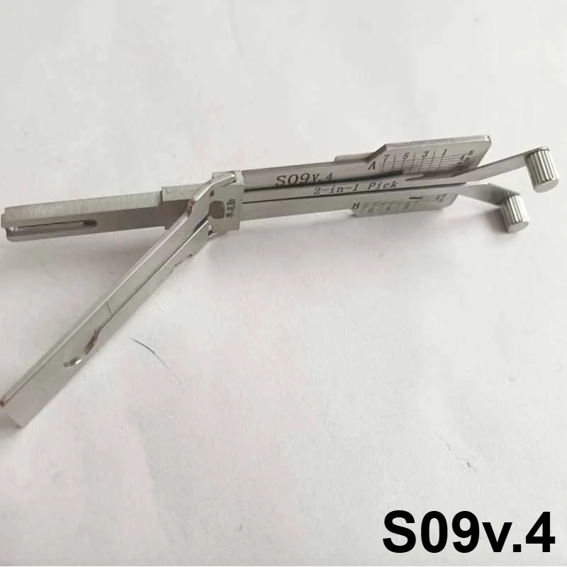 

Locksmith Tools Car Bypass Ganzua S09 V4 Lishi 2-in-1 Hyundai Kia Recent 2025 Model Lock Picking Decoder Car Automotive Pick