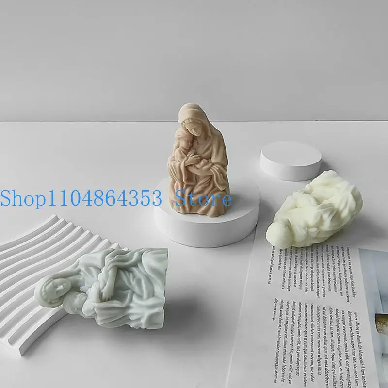 652F เด็กที่มีความยืดหยุ่นกับแม่พิมพ์เทียนแม่สะดวกแม่พิมพ์เทียนอโรมาสำหรับงานฝีมือการทำเครื่องประดับและให้ของขวัญ