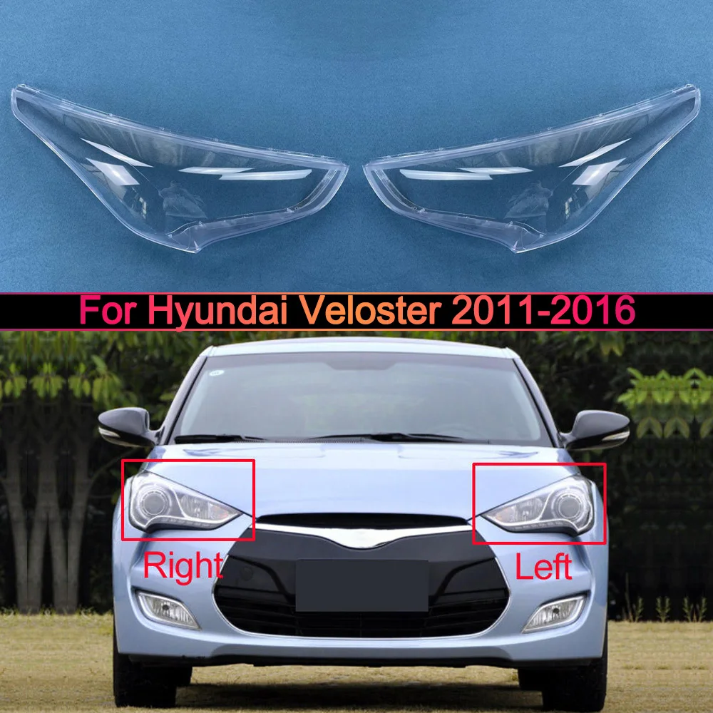 

For Hyundai Veloster 2011 2012 2013 2014 2015 2016 Car Accessories Headlight Lamp Shade Headlamp Lampshade Cover Lens Plexiglass