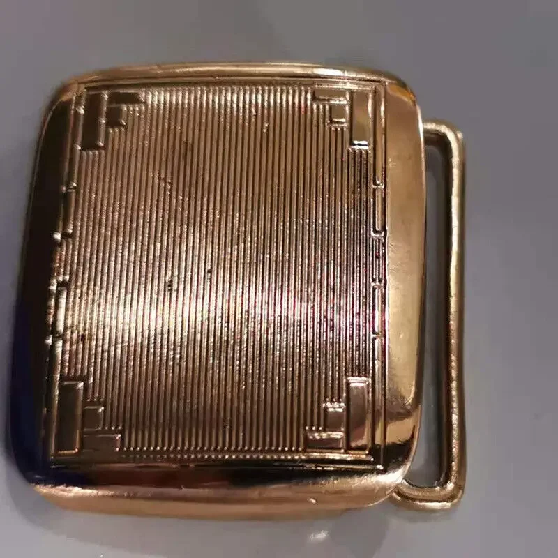 Classic Copper Vintage Hinge Belt Buckle Gentleman Creative Belt Make Accessory