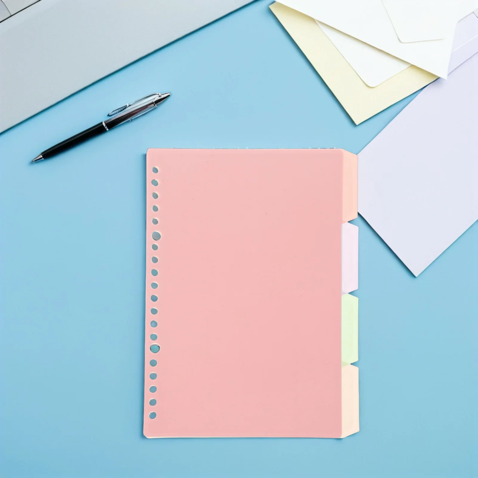 6 set Plastic Binder Dividers With Tabs For Notebooks File Organization Multicolor Page Separators School Office Home Use Loose