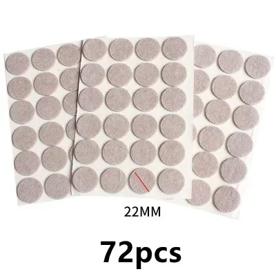 3-72 Stuks Vilt Stoelpoot Pads 3 Mm Dikke Vloer Kras Protector Mat Mute Antislip zelfklevende Diy Meubels Accessoires