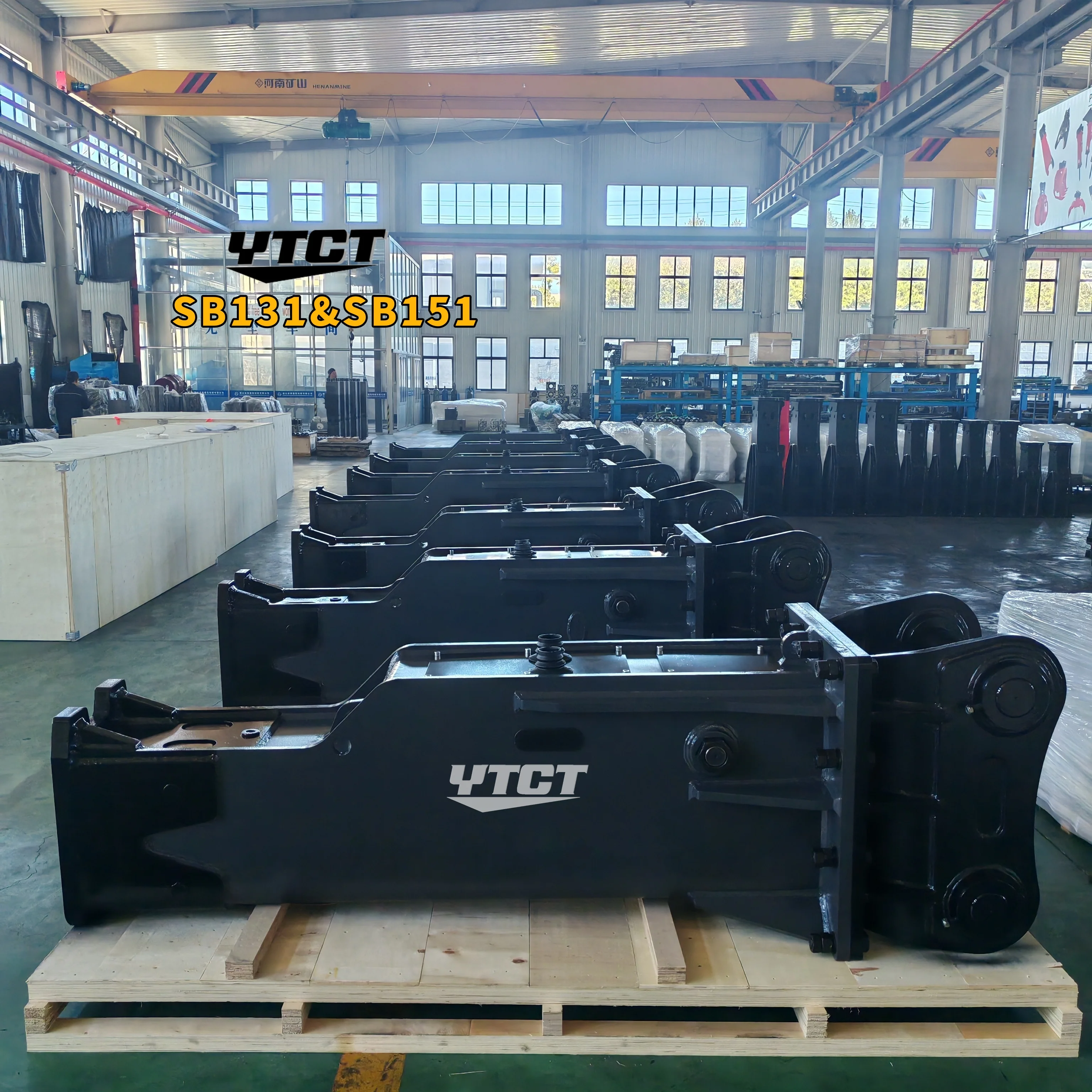 Hot Sale 2025 YTCT  Excavator Hydraulic Demolition Breaker Hammer SB131 SB151 Concrete Breaker for Heavy Duty Excavator