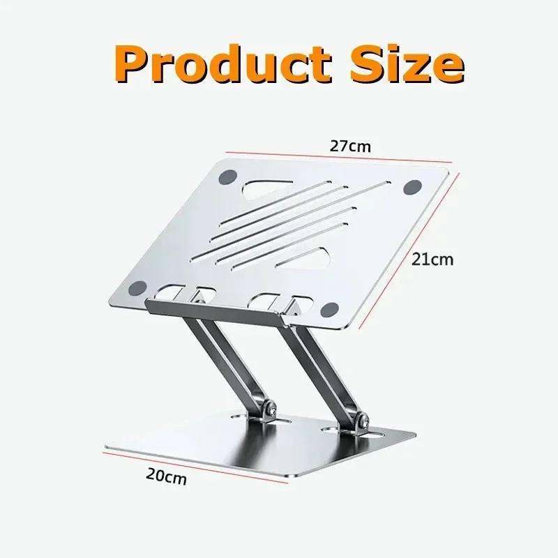 CP75 Hollow Out Bracket Base Support Składany stojak na notebooka/tablet ze stopu aluminium Akcesoria do laptopów dla Macbooków