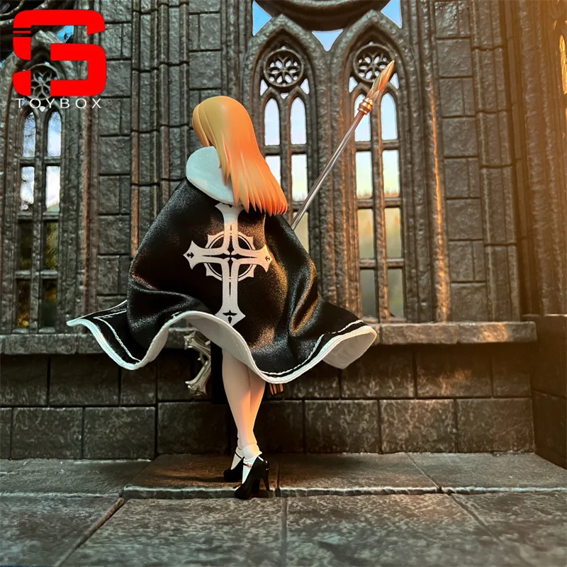 متوفر في المخزون 1/12 مقياس أنثى الجندي الحلزون قذيفة راهبة مطبوعة عباءة المشهد اكسسوارات صالح 6 ''عمل الشكل الجسم الدمى #2