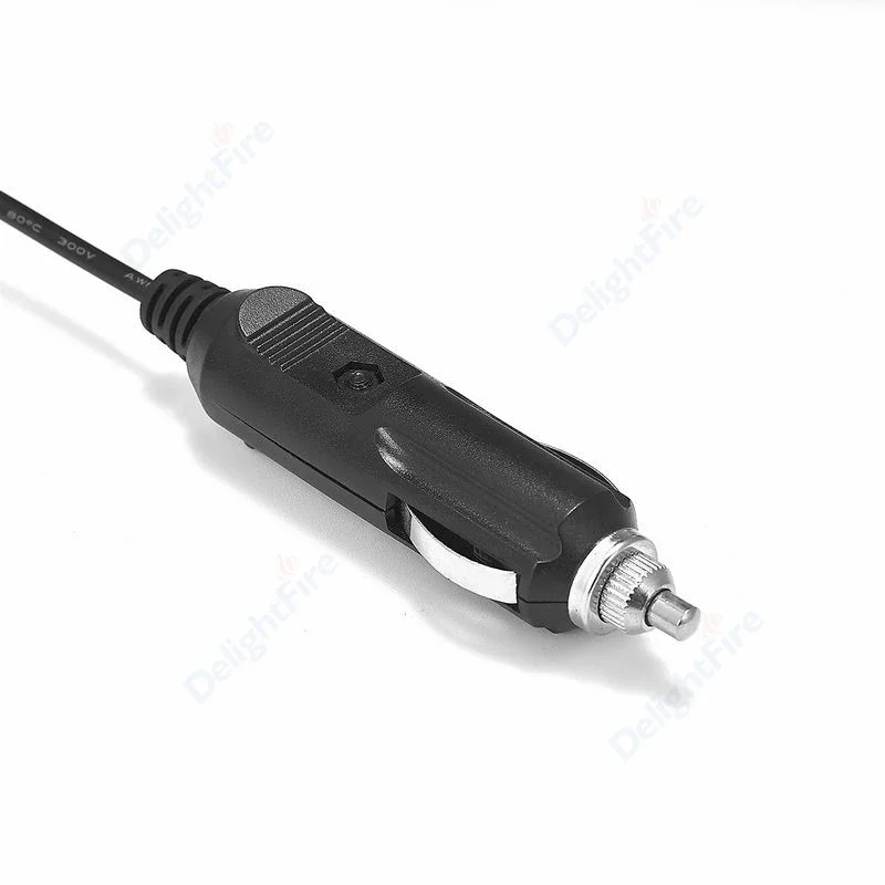 Imagem -03 - Cabo de Isqueiro do Carro Carregador Adaptador Portátil 12v dc 3a Fusível Metros 22awg Cabo de Extensão 55x21 Milímetros 100 Pcs