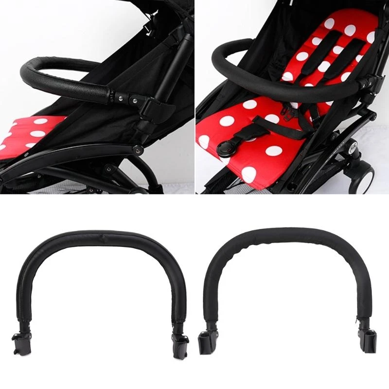 Baby Stroller Protective Handlebar Adjustable Baby Stroller Handle Armrest Bumper Bar Suitable for Most Baby Strollers