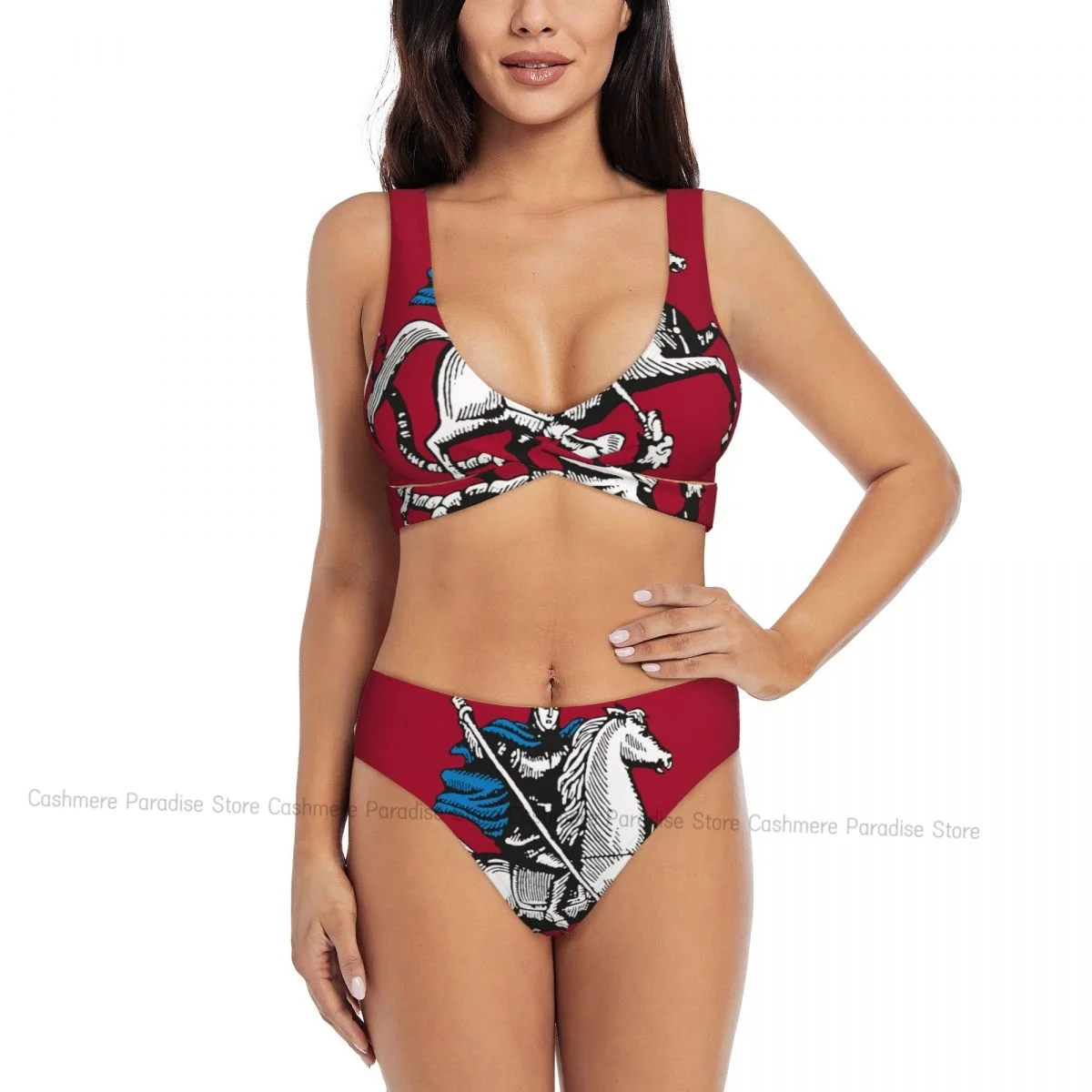 Le Push-Up drapeau de Moscou Sexy Bikini femmes maillots de bain femme maillot de bain natation bain