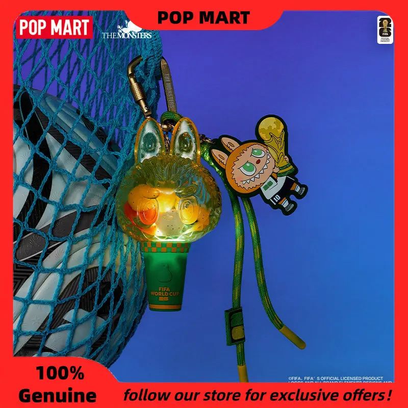 

Оригинальный мини-подвесной светильник The Monsters × Fifa Series, коллекционная коробка-сюрприз, милые футбольные подвески Labubu для сумок, модные игрушки-украшения в подарок