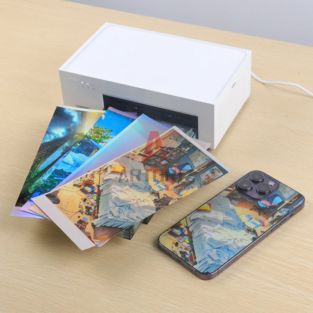 300dpi phone back film sticker mini pocket printer Portable Mini Pocket Picture Printing sublimation photo printer