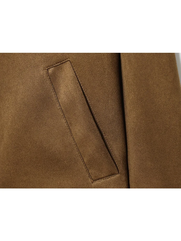 Retro Jassen voor Vrouwen Herfst Winter Zachte Warme Bovenkleding 2023 Nieuwe Casual Woon-werkverkeer Stijl Jas Vrouwelijke Mode Korte Jas