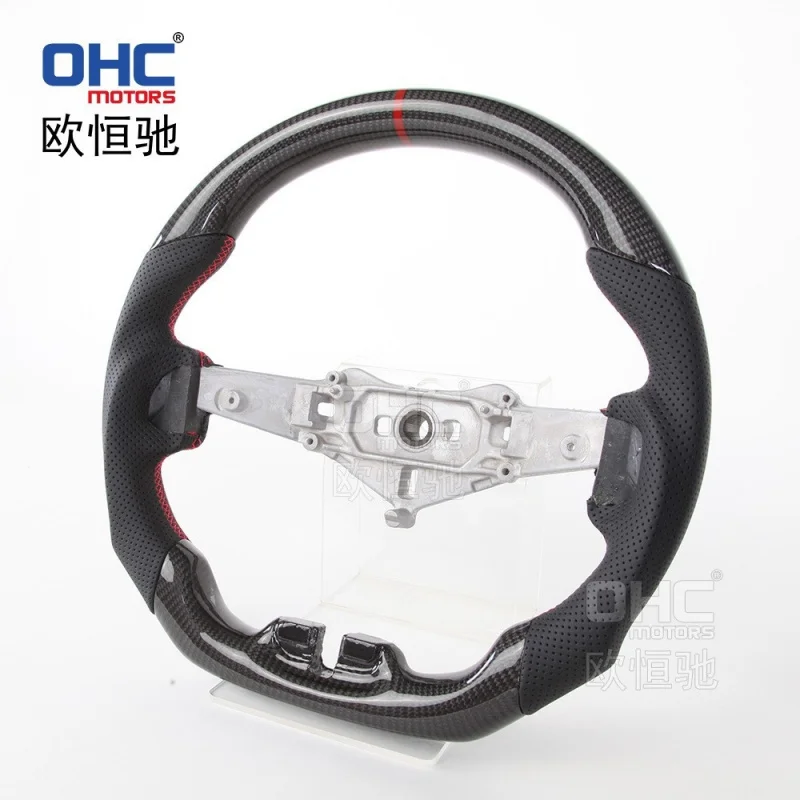For  Jeep Wrangler Grand Cherokee 11-17 modification and upgrade to a sporty off-road carbon fiber car steering wheel