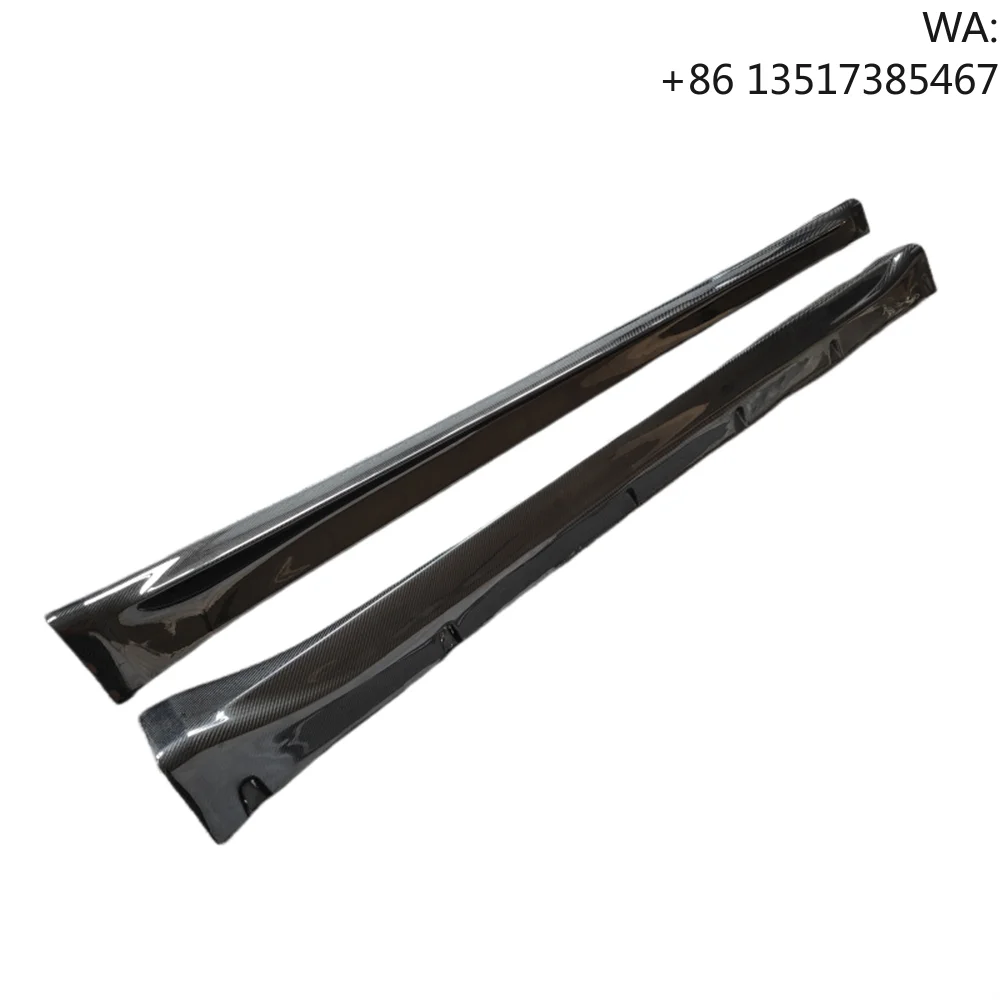 

True Carbon Fiber Side Skirt Body Kit for Tesla Model Y True Carbon Fiber CM Style Side Bumper Lip Body Kit