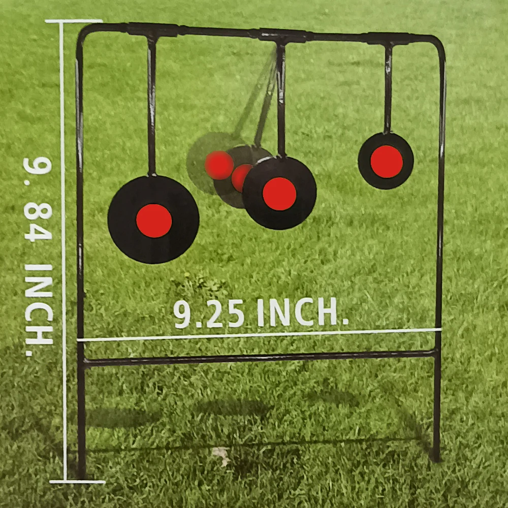 Пневматический пистолет, простой спиннер, стрельба по металлической мишени, три подвесных круглых мишенях