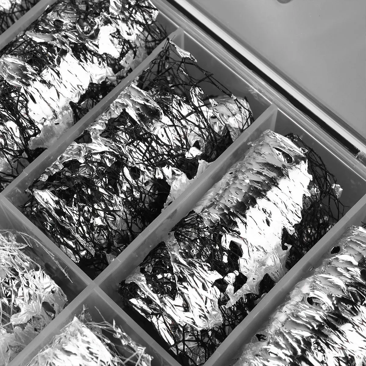 

1 Box Gold Silver Foil Mesh Nail Stickers Attractive Net Line Manicure Decal Easy Apply Party Holiday Nail Art Manicure Mesh