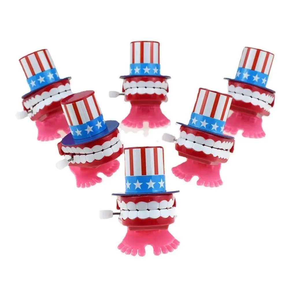 Chomping عمل البلاستيك يختتم لعبة شكل الأسنان لطيف لعبة الأسنان مضحك عقارب الساعة لعبة سطح المكتب الديكور #2