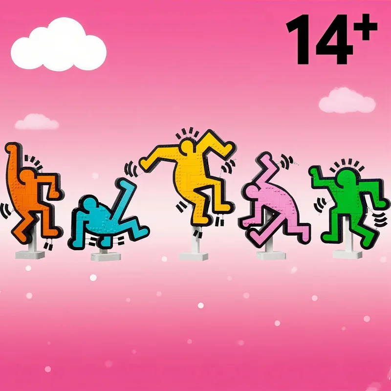 Keith – figurines dansantes d'art créatif, blocs de construction, briques à assembler créatives, jouets pour enfants, cadeaux d'anniversaire, nouvelle collection