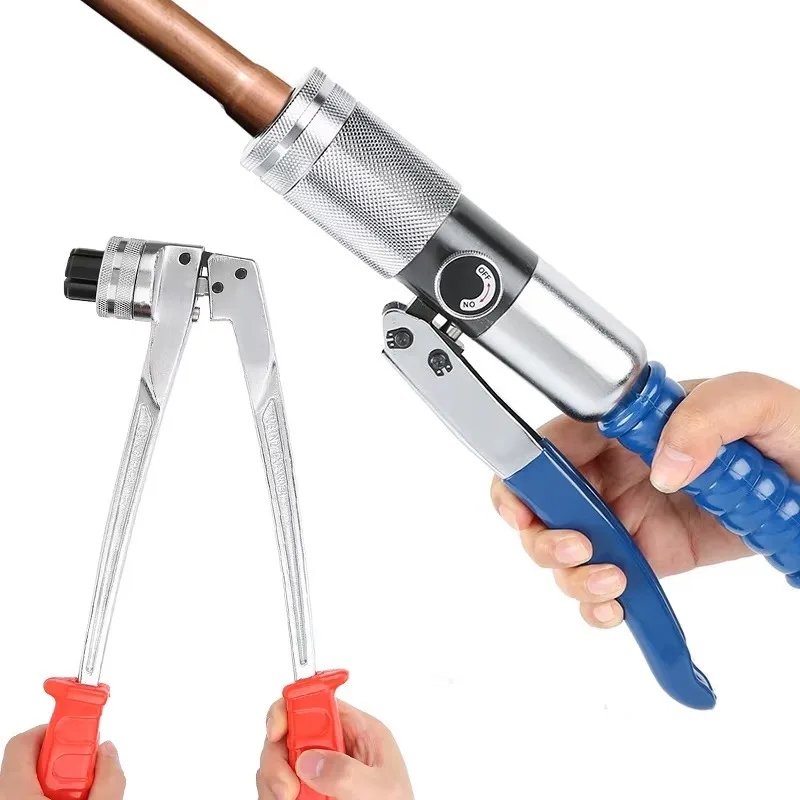 Manual Hydraulic Tube Expander, Air Conditioning Copper Tube Reamer Flare Refrigeration Tool