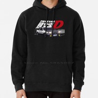 Initial D-Corolla Ae86 Sprinter Trueno Panda Hoodie Sweater 6xl Cotton Trueno Takumi Fujiwara Levin Gts Corolla Rx 7 Fd3s Jdm