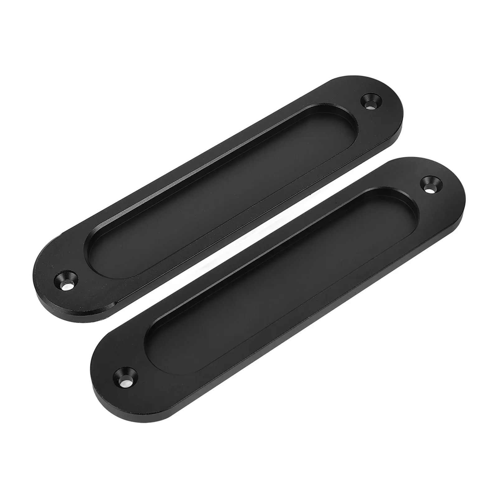 

2Pcs Recessed Cabinet Pulls Hidden Handle Groove for Glass Doors Sliding Closet Pocket Doors Cupboard Furniture Door Grips