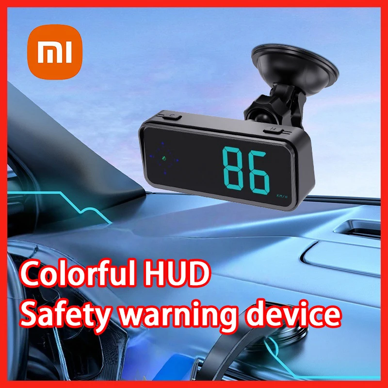 

Xiaomi In-vehicle Speedometer HUD Head Up Display Digital Electronic Speedometer GPS Compass Speed Measurement Indicator KMH MPH