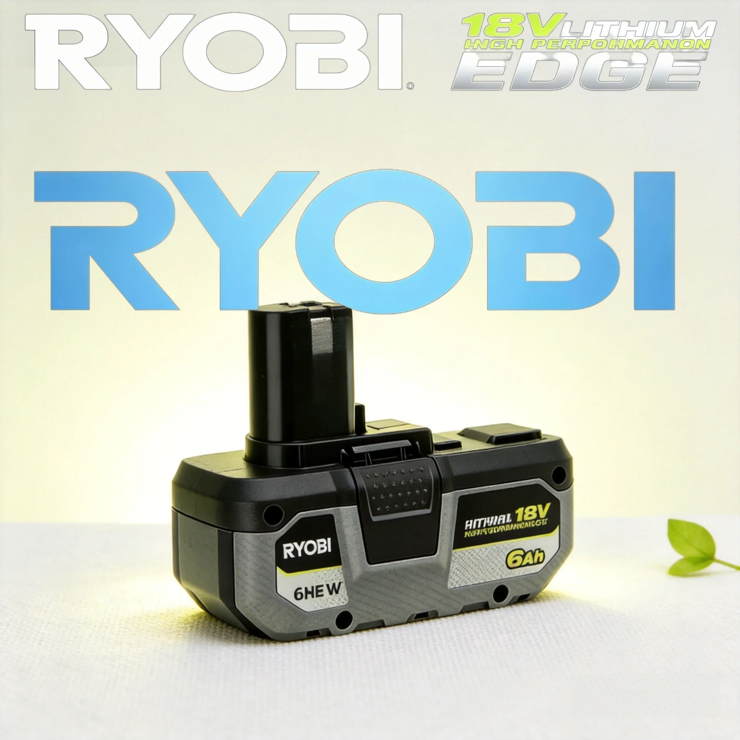 2026 Upgrade RYOBI 18V 8Ah Rechargeable Lithium Battery - High-Capacity Long Runtime Compatible with All ONE+ Series Tools