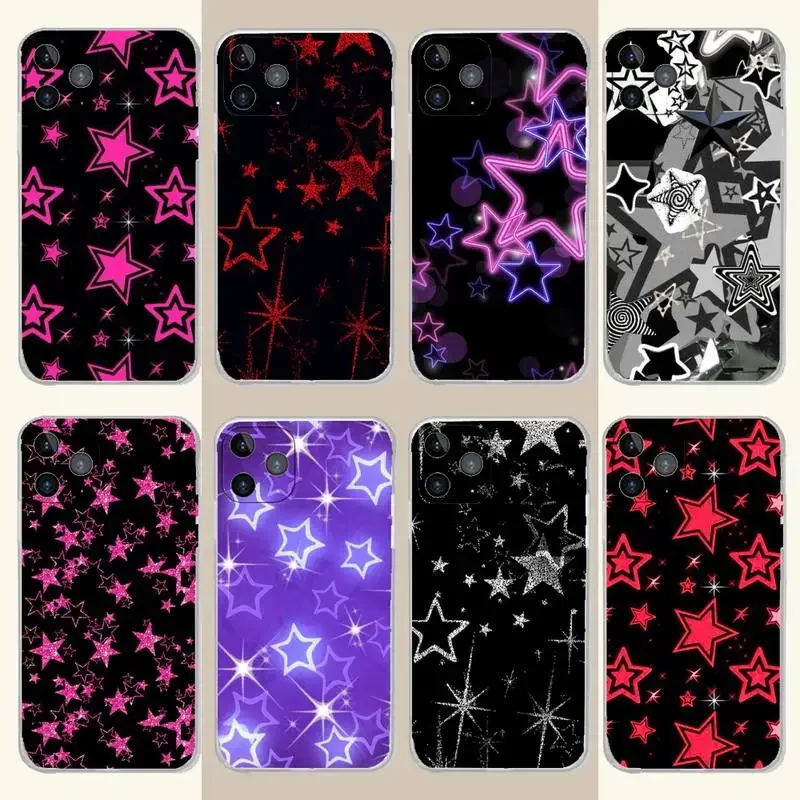 Fashion Super Star Phone Case For iPhone 15,14,13,12,11 Plus,Pro,Max,XR,XS,X,7,8 Plus,SE,Mini Transparent Silicone Soft