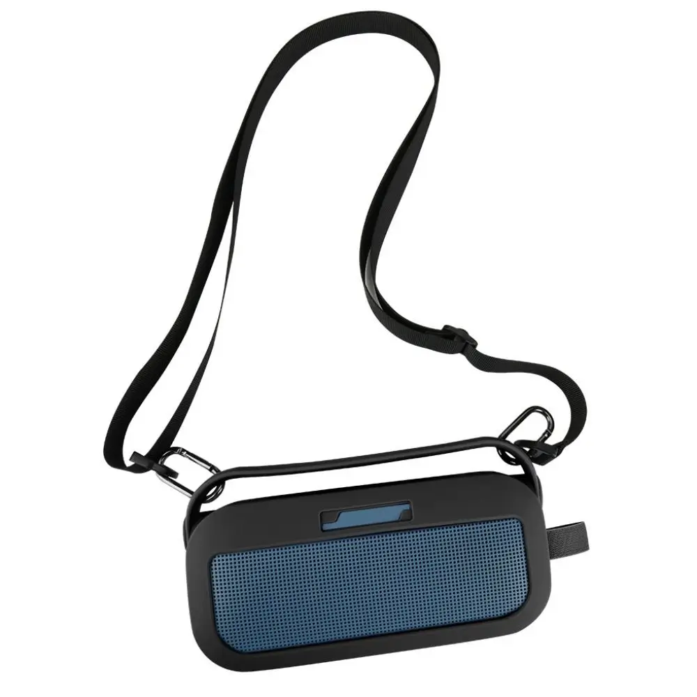 Funda protectora de silicona para altavoz, carcasa portátil de repuesto con Protector de correa para el hombro para Bose SoundLink Flex 1/2