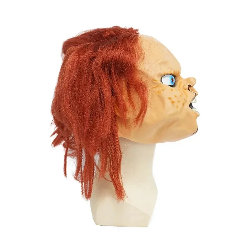 Child is Play Mask Cos Costume Masques Ghost Chucky Masks Horror Face Latex Mascarilla Halloween Devil Killer Doll Helmetx,5;d'2 view 5