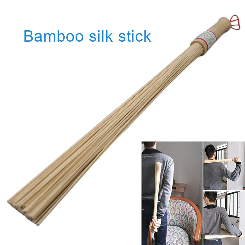 

Natural Bamboo Massage Stick Fitness Stick Beat GuaSha Tool Bamboo Broom Relieve Fatigue Body Back Relax Health Care For Old