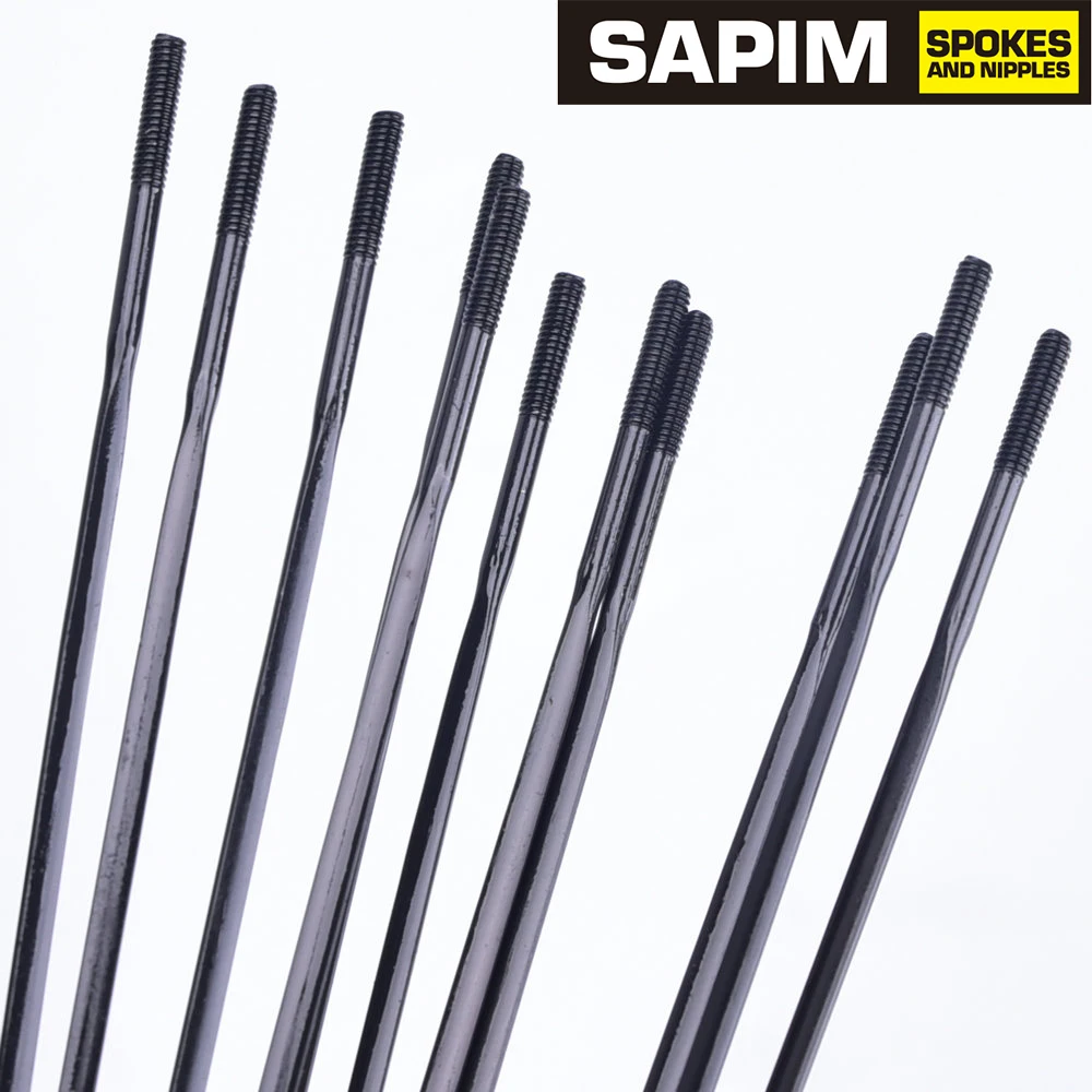 SAPIM CX-Ray Aero Bladed Bicycle Spokes J-BEND Straight Pull CX RAY Spoke 2.0-0.9*2.2-2.0mm 14G