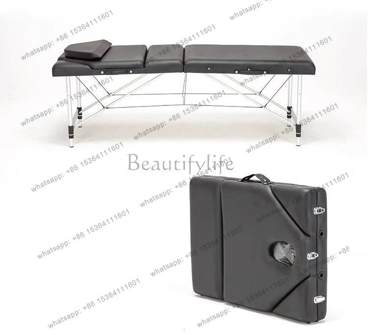 Chiropractic Cosmetic Massage Bed Spa Tattoo Pedicure Beauty Folding Bed Lash Single Lettino Per Massaggi Salon Furniture