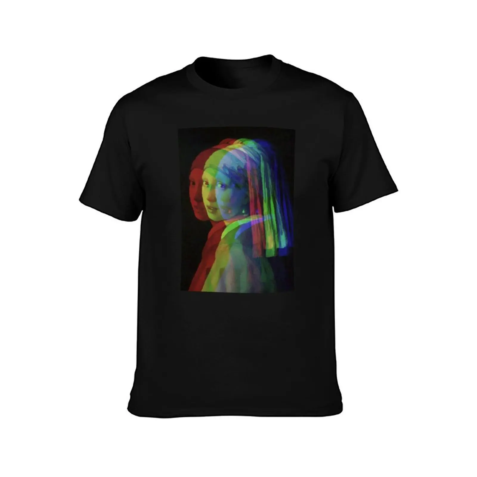 The girl with a pearl by Vermeer T-Shirt Sporty Casual Quick Dry T-Shirt