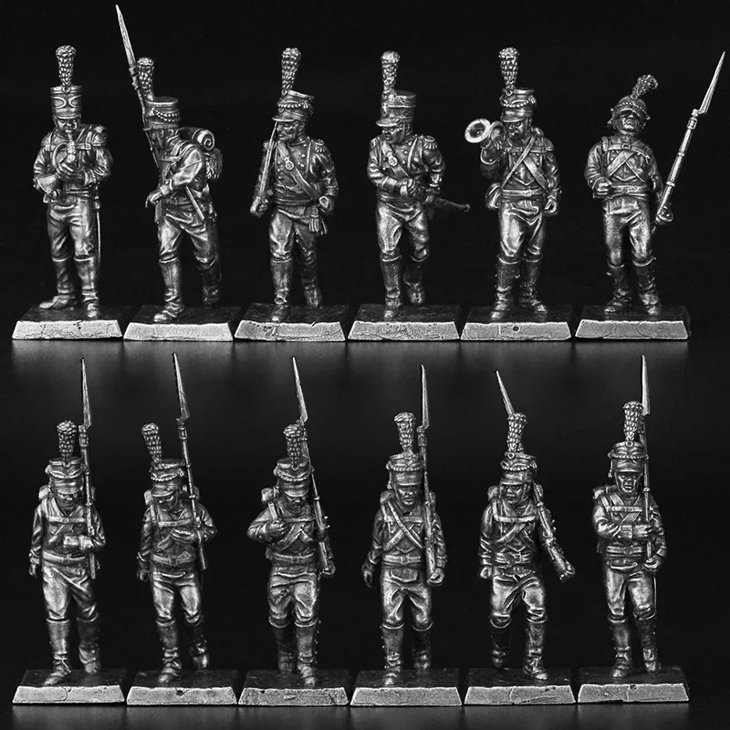 Figurines de soldats en métal, modèle de jeu militaire, pièce de bureau, intérieur de voiture, accessoires d'ornement miniatures, jouets de décoration