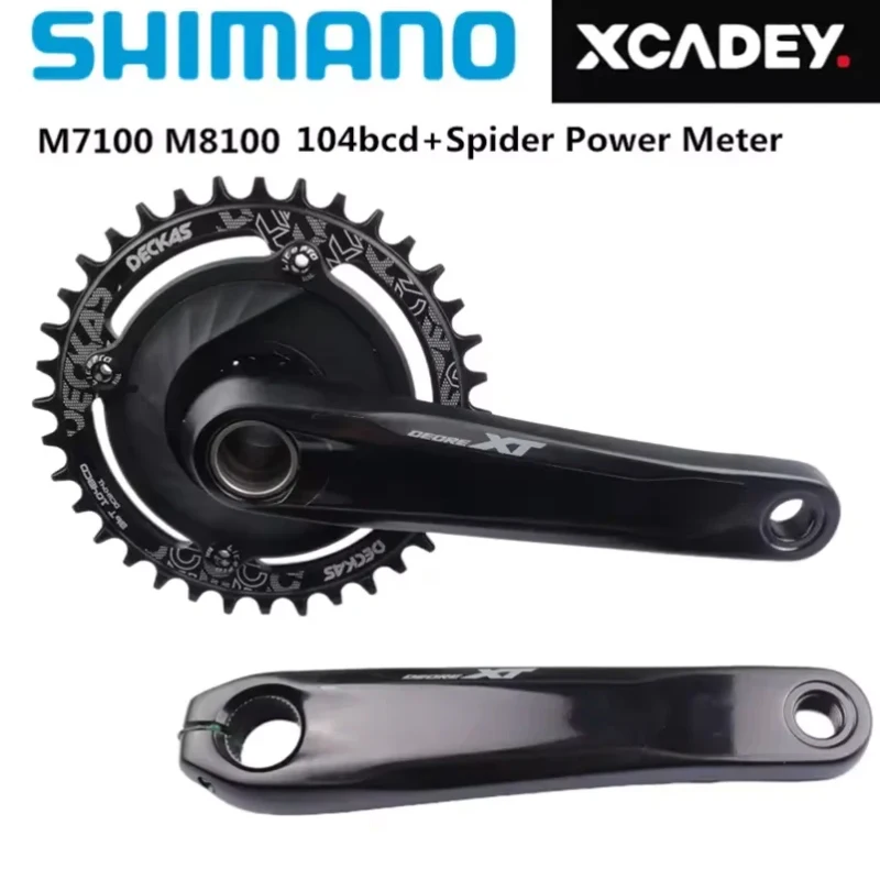 Shimano SLX M7100 M8100 170mm 175mm Crankarms Deckas 104bcd XCADEY XPOWER 104bcd Spider Power Meter For M7100 M8100 M9100 MT900