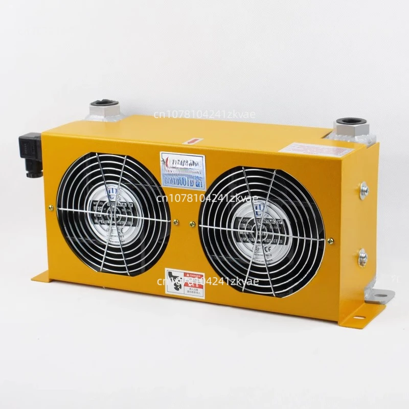 AH1012T-CA Hydraulic Air Cooler Air Cooled Oil Radiator AF Series Plate-Fin Hydraulic Aluminum Oil Coolers 100L/MIN