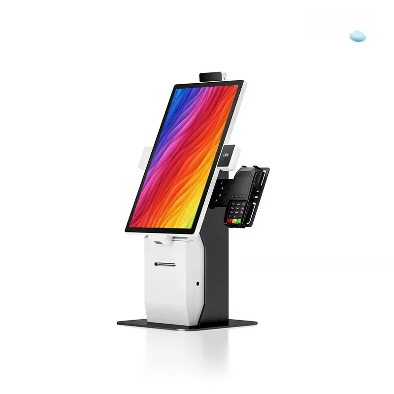 Desktop 15.6 21.5 23.8 Inch Optional Systems 11 Touch Screen Self Ordering Machine Interactive Self Service Payment Kiosk
