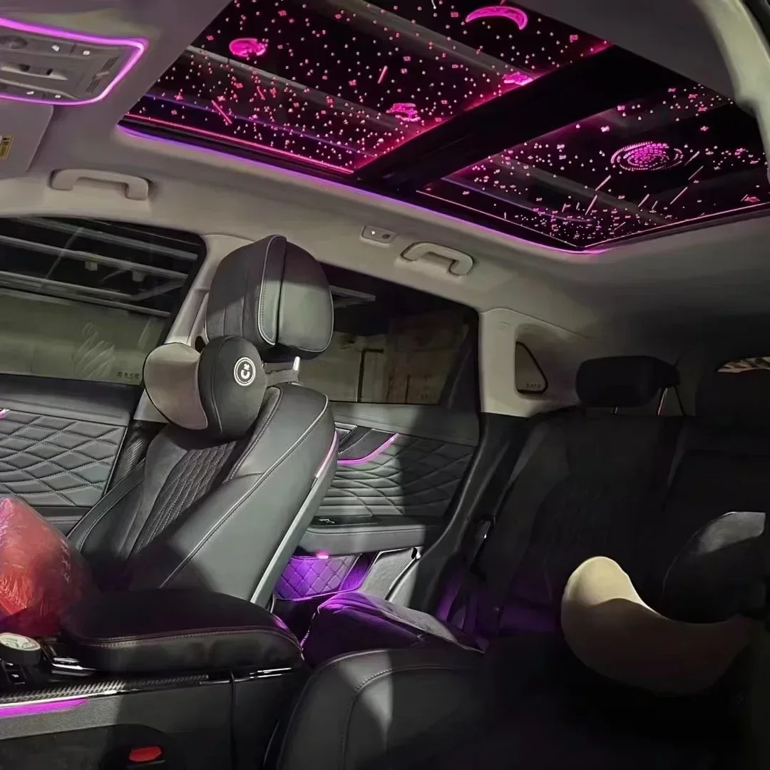 NEUE Auto Dekorative Lichter Innen Atmosphäre Lichter Sternen Himmel Decke Atmosphäre Lichter Panorama Schiebedach Sternen Himmel Film Dach