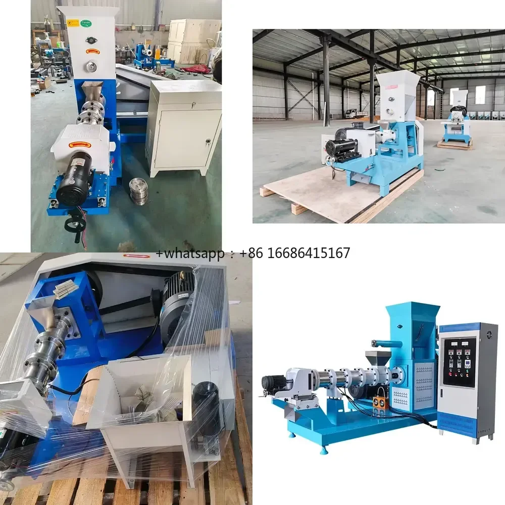 Source Factory Type-70 Pet and Fish Food Expander Corn Soybean Puffing Equipment Aquatic Fish Feed Puffing Machine