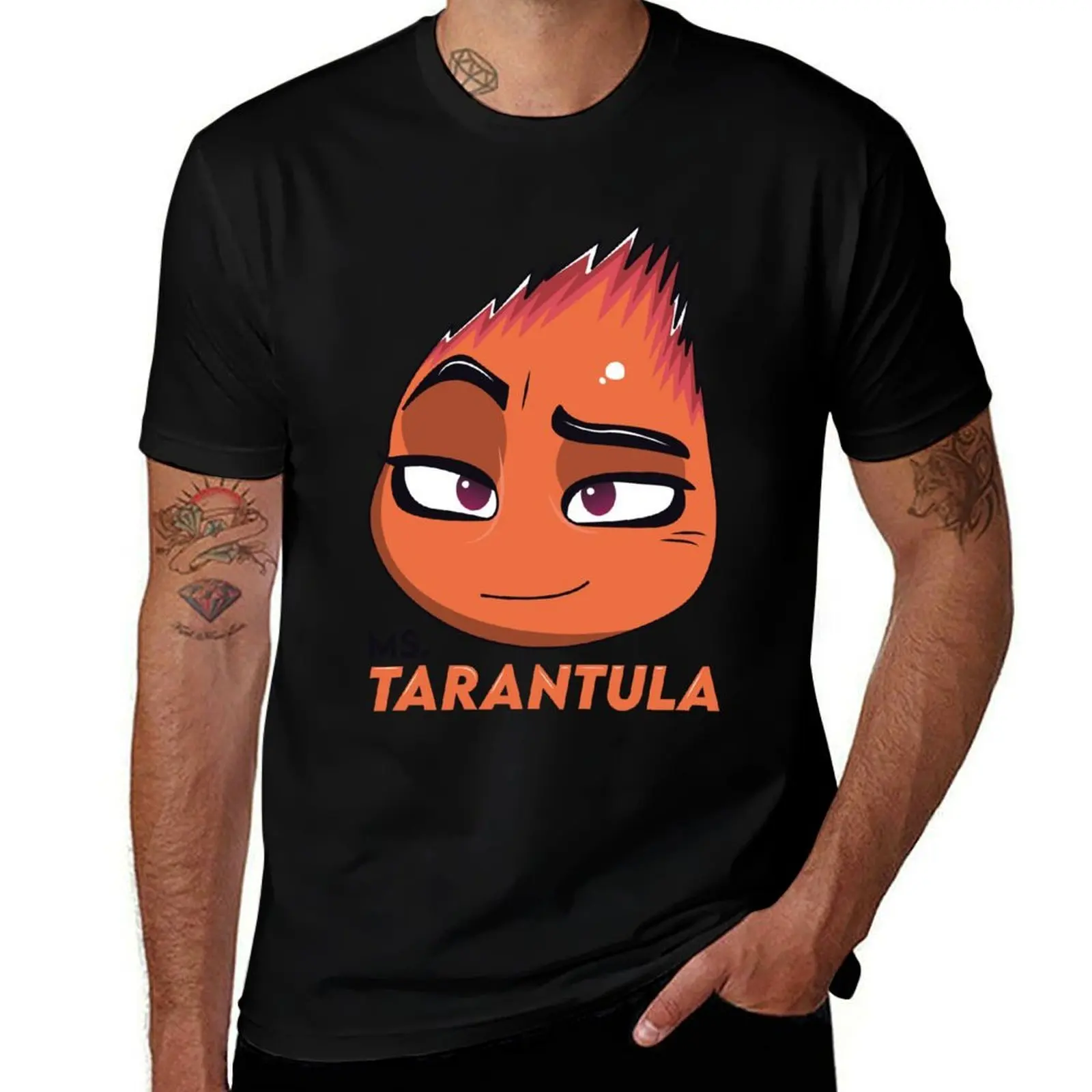 Ms. Tarantula - The Bad Guys T-Shirt Big and Tall Solid Color T-Shirt