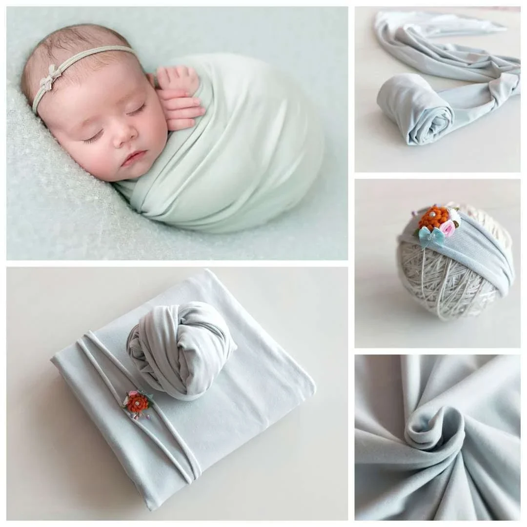 Newborn Photography Props  Wrapped Blanket Baby Full Moon 100 Days Photography Props Studio Photography Blanket.