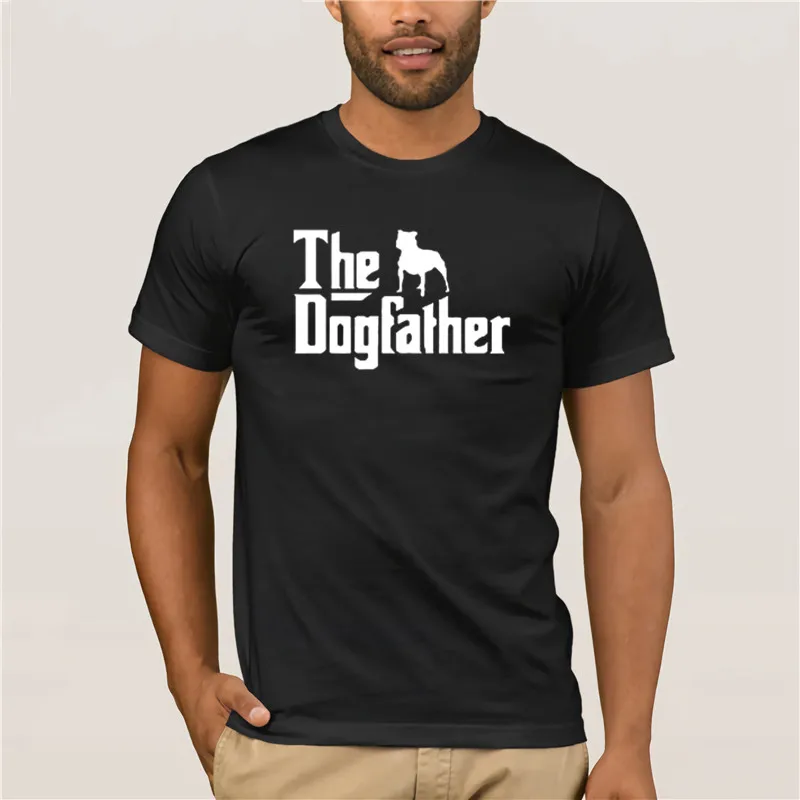 Camiseta fresca de cuello redondo para hombre, camiseta de estilo a la moda para hombre Staffordshire Bull Terrier DOG PATHER Staffy 2020